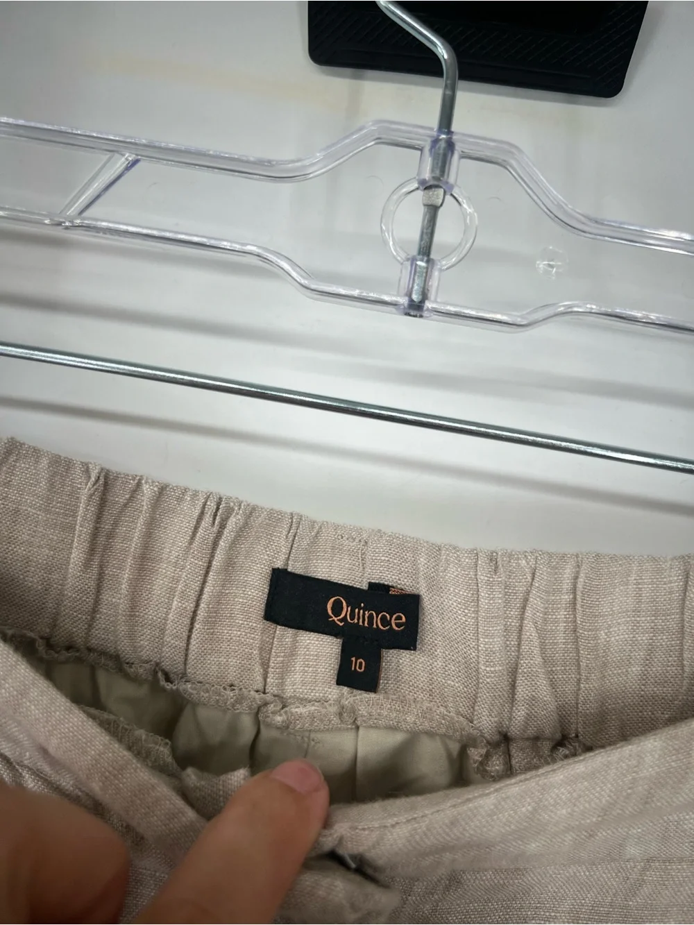 Quince 100% European Linen Pleated Trousers in Flax